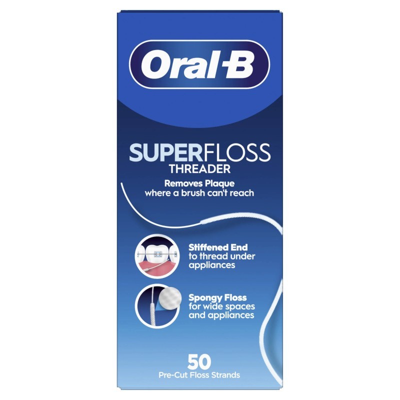 Oral B Super Floss Threader Unflavored