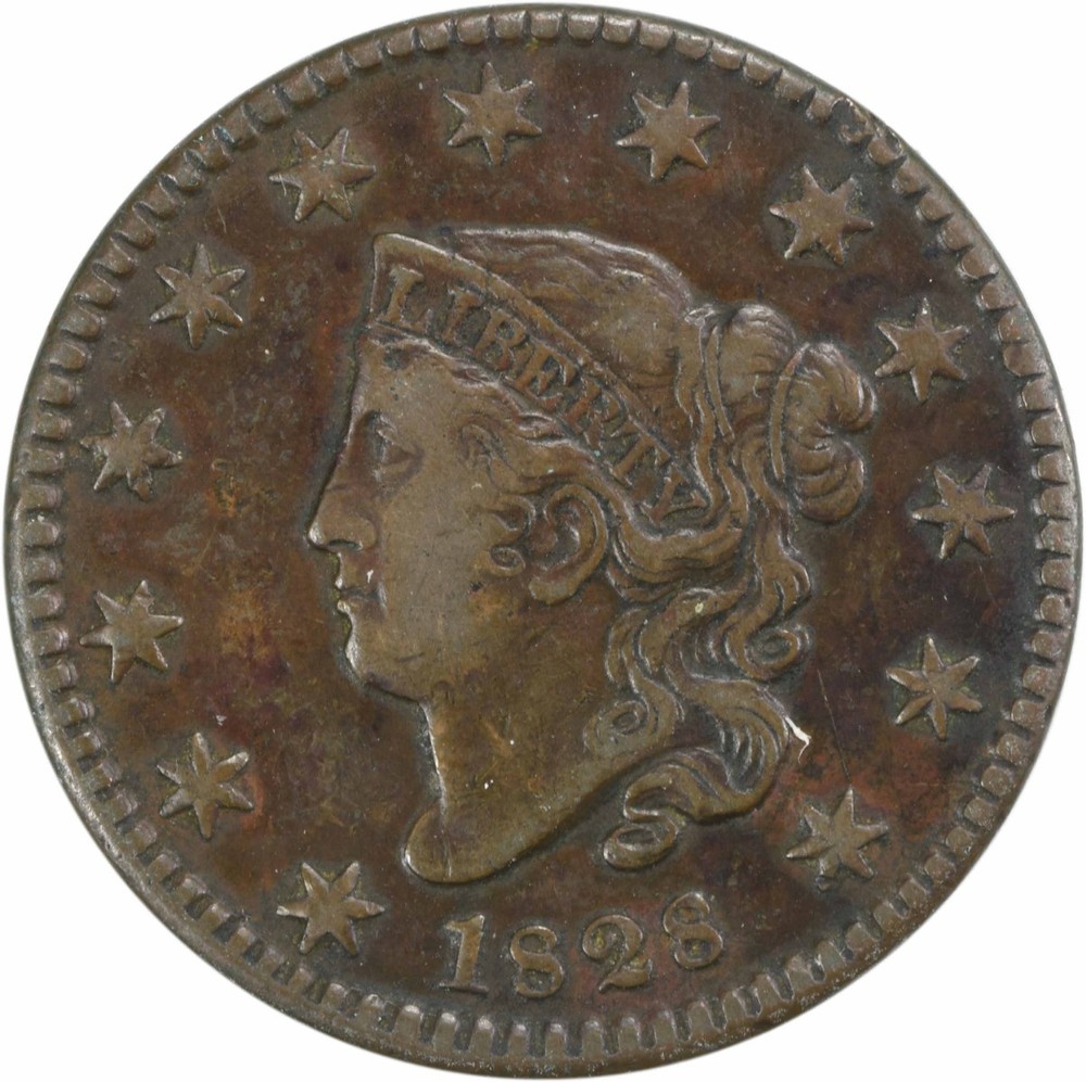 1828 Large Cent Small Date VF Uncertified #652