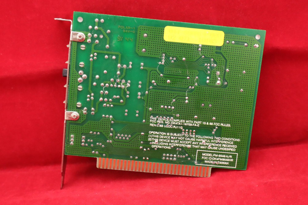 Hewlett-Packard HP FM9648HRA Internal Desktop Computer Modem Card