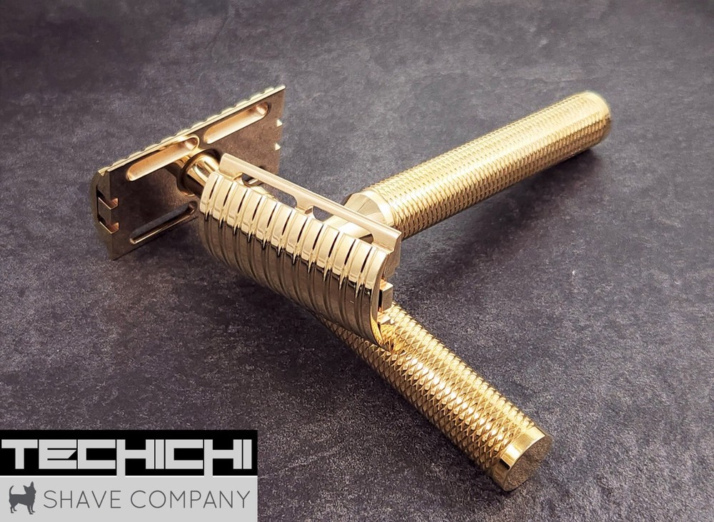 All Brass DiShi Three Piece Double Edge Safety Razor