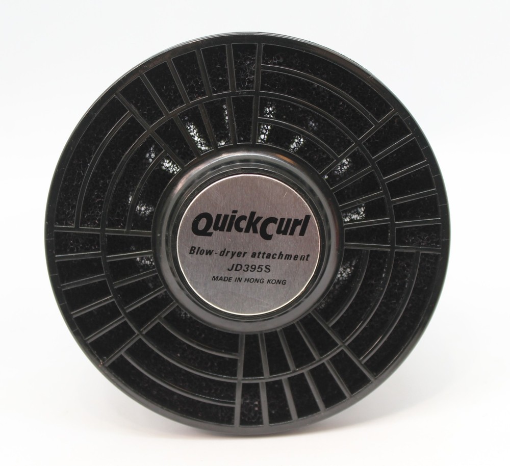NOS Vintage Quick Curl Diffuser Head-Gear Model JD 395S #1706