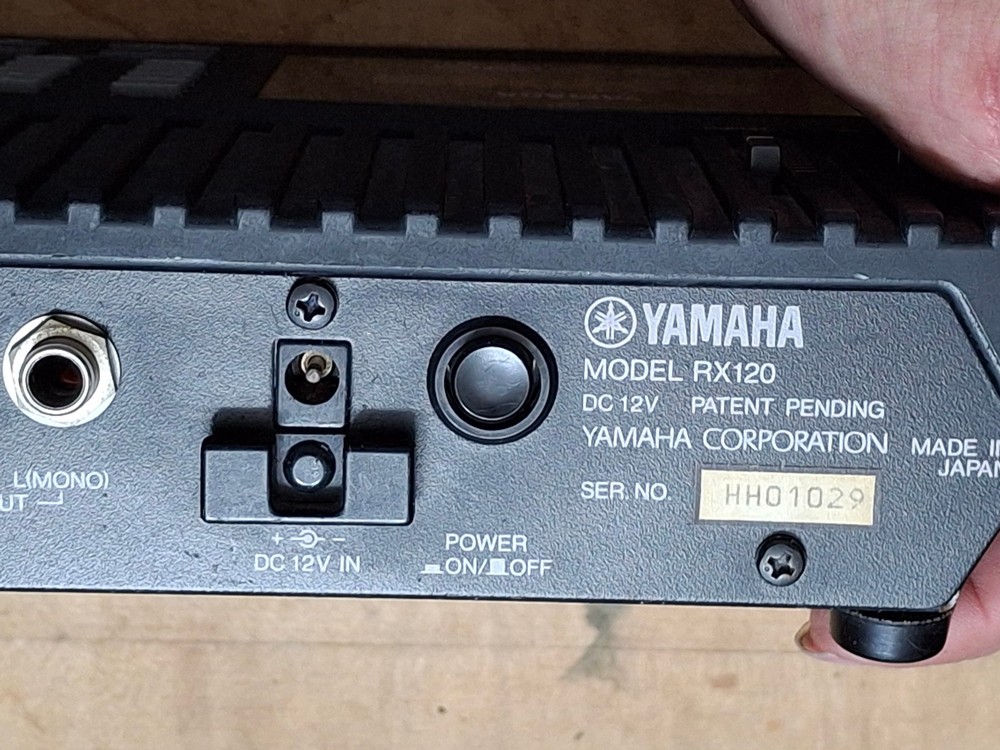 Yamaha RX120 Digital Rhythm Machine Programmer Tested Working + power supply