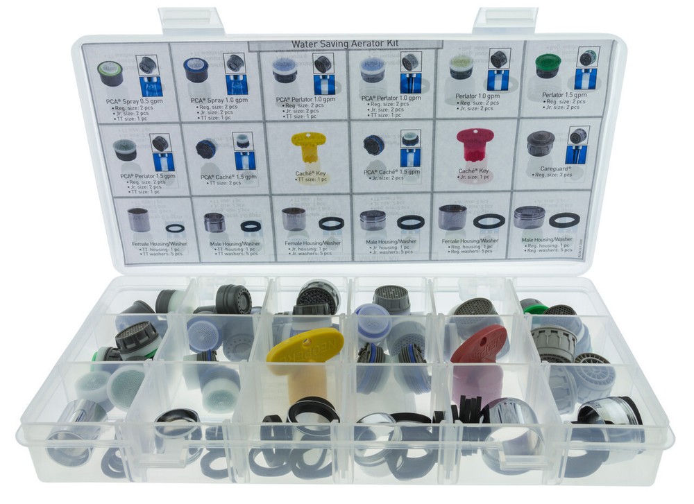 Neoperl 10 3021 0 Water Saving Aerator Kit, Selection Aerators Housing Inserts