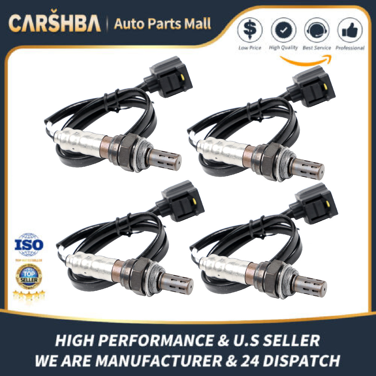 new 4*O2 Oxygen Sensor for 2002-2018 Dodge Ram 1500 3.6L 3.7L 4.7L 5.7L 5.9L