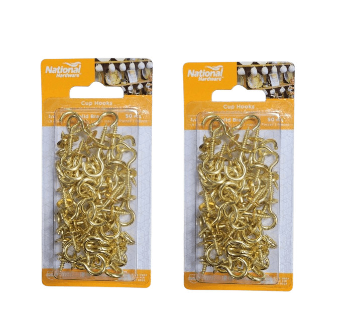 100-PACK National Hardware Chains 3/4 in. Cup Hook VS2021 3/4 CUP HOOK