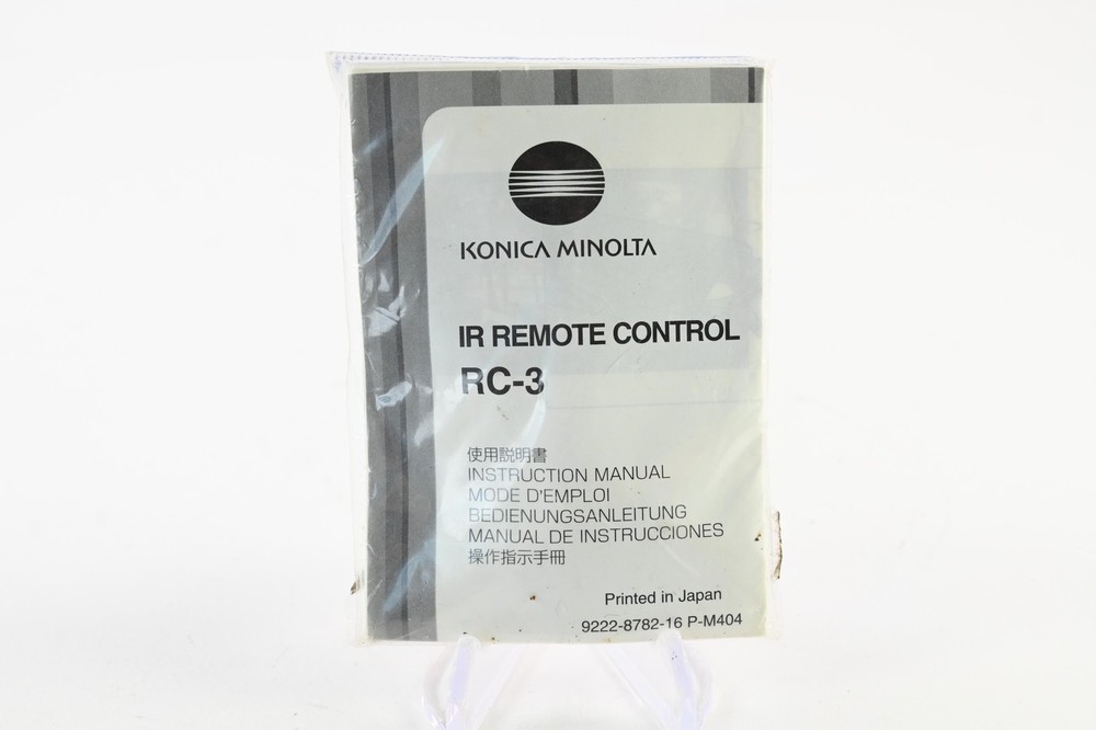 Minolta RC-3 WIreless Infrared Remote Control #G749