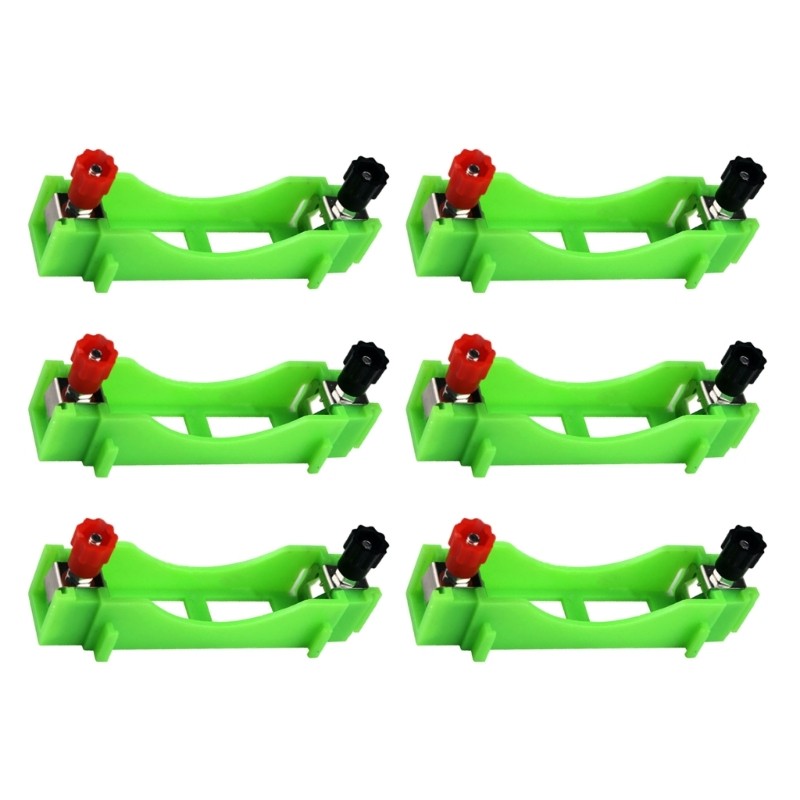 6 Pcs AA Battery Case Holder Parallel Series AA Battery Holder AA Battery Box