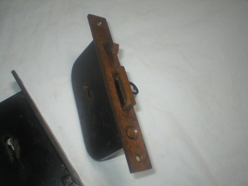 Antique Pocket Door Lock with key