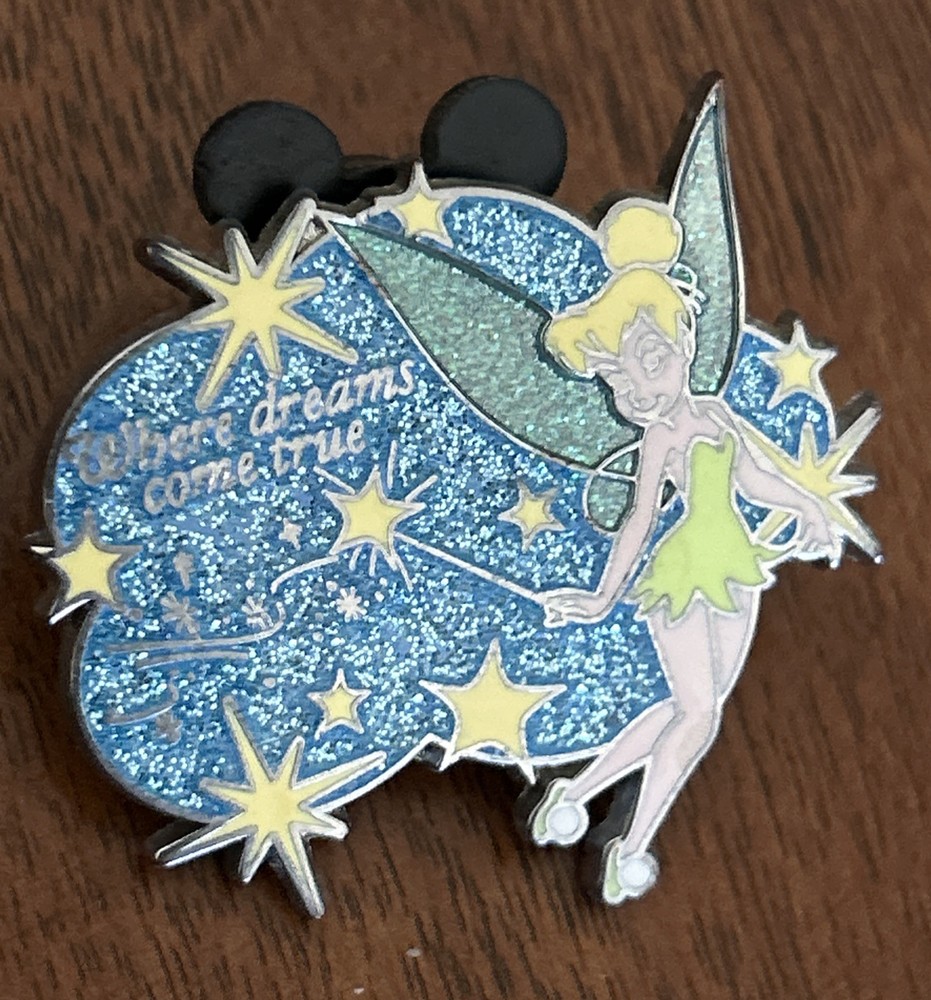 Disney Trading Pin Tinker Bell Where Dreams Come True Pixie Dust