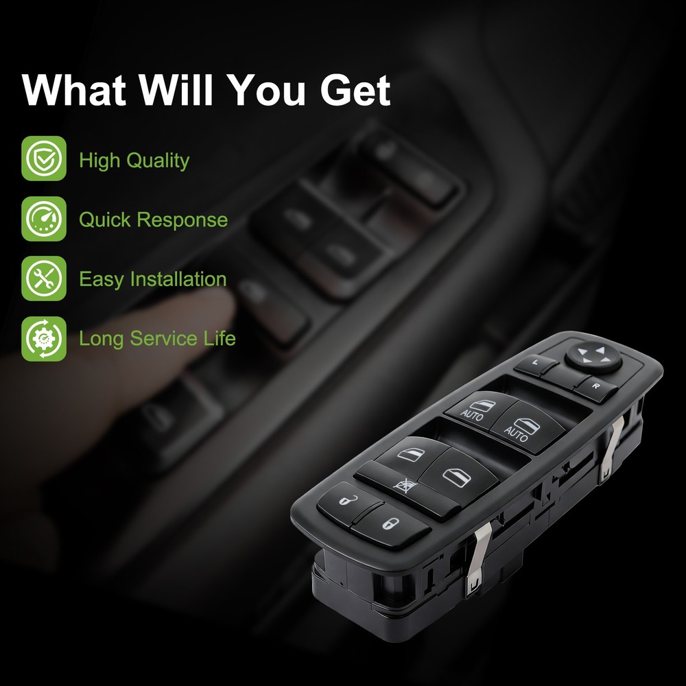 Left Master Power Window Control Switch For for Jeep Cherokee 2015-2022