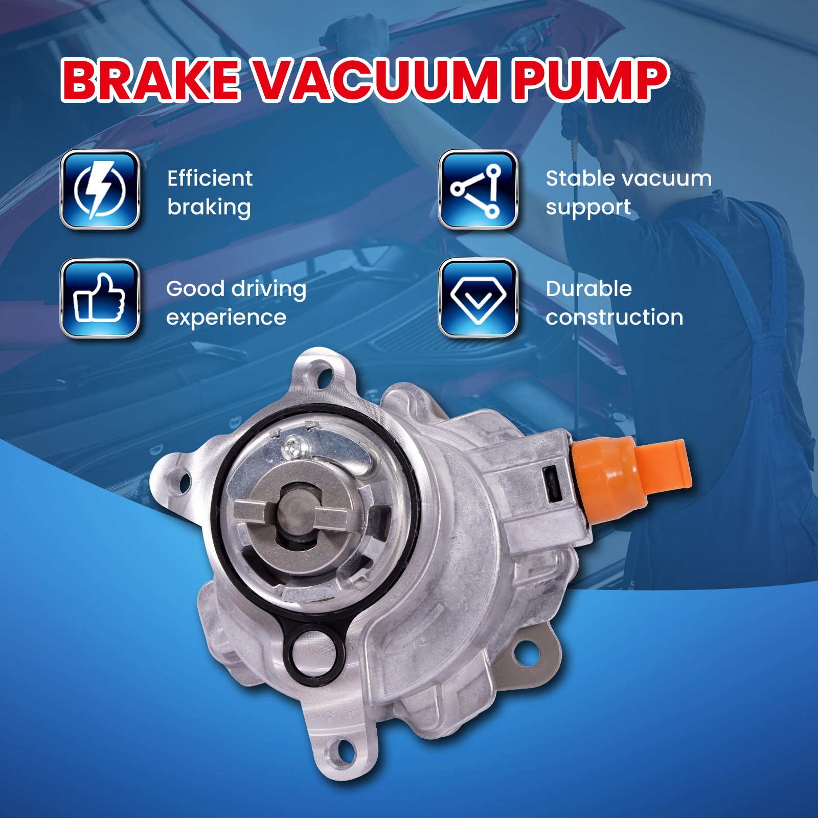 Vacuum Pump for Ford Edge Explorer Escape Fusion Mustang Taurus Lincoln MKC MKZ