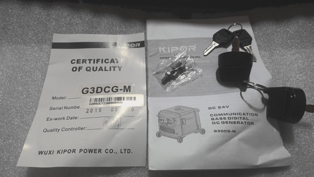 KIPOR IG3000 DIGITAL 24V DC GENERATOR G3DCG-M #4