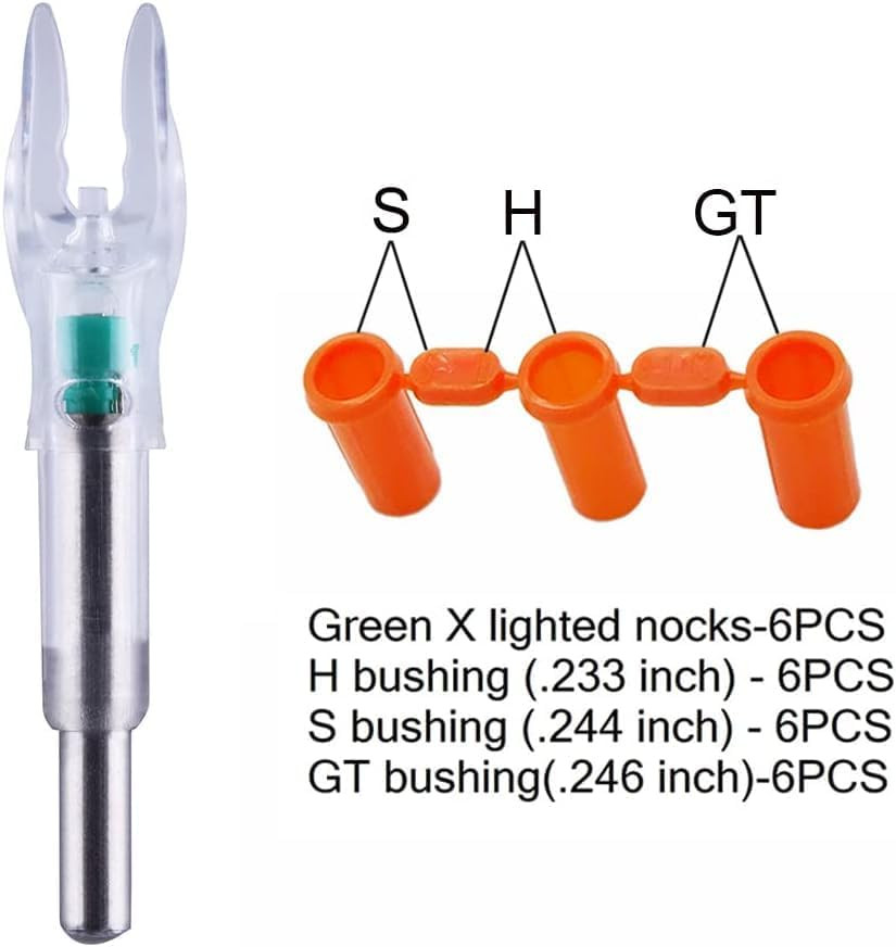 6Pack X Lighted Nocks for Arrows