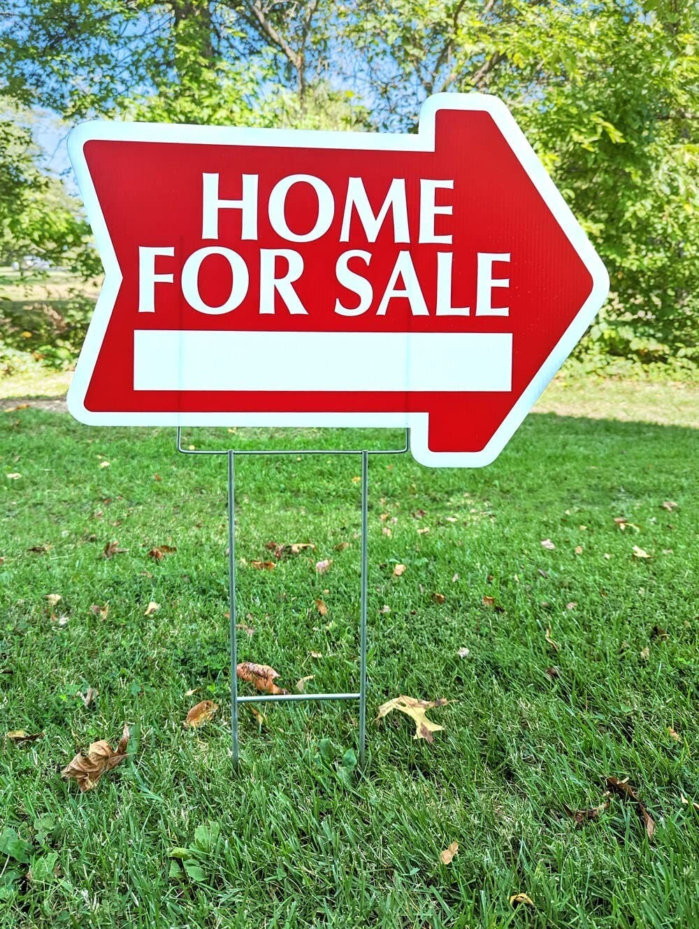 30"Heavy Duty Yard Stakes .25 Diameter Metal Frame Wire Step Stake for Yard Sign