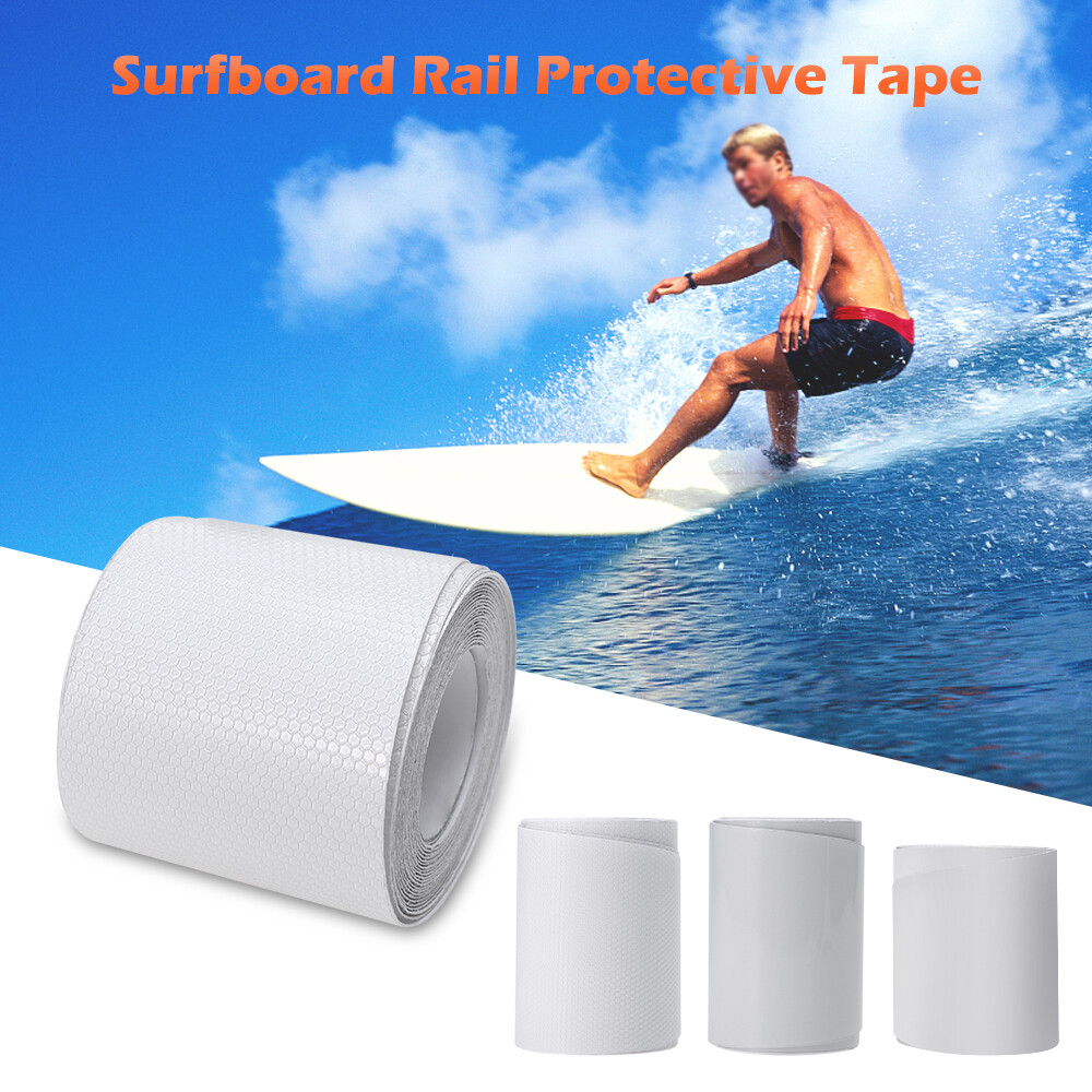 83'' / 75'' White Board Tape Surfboard Rail B2V3