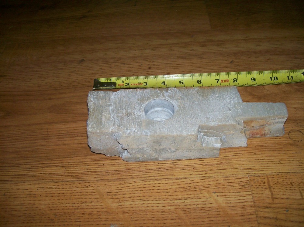 Natural stone candle holder