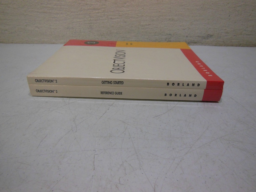 Borland Objectvision 2 Guide Manual Set - New Sealed
