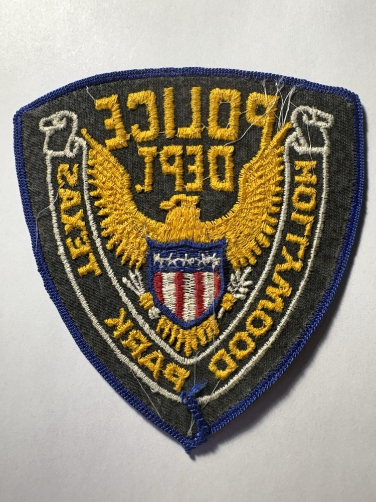 Hollywood Park Texas Police Patch