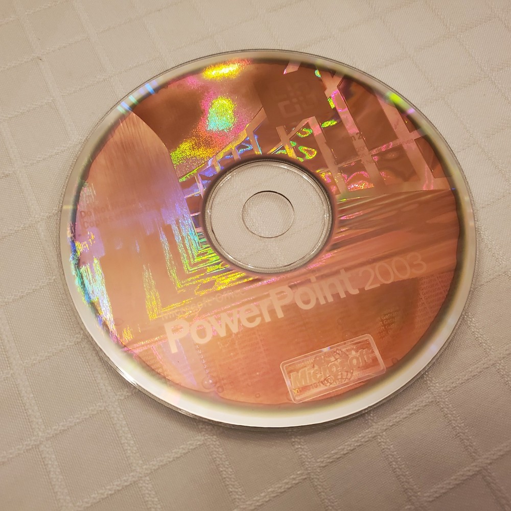 Microsoft Office PowerPoint 2003 w Product KEY Code Power Point Disk Slides Work