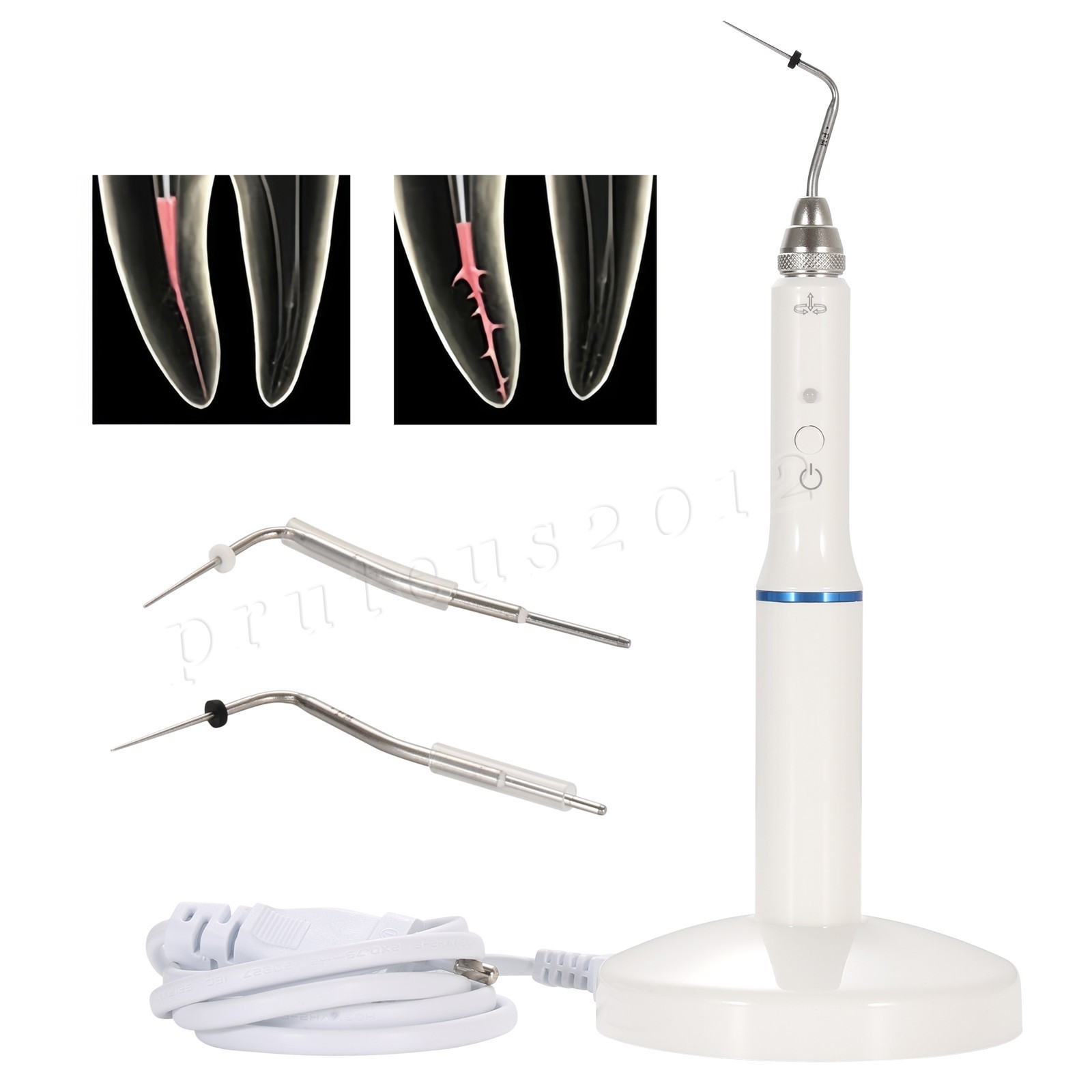 Dental Gutta Percha Obturation System Wireless Endo Heated Pen+2Tips