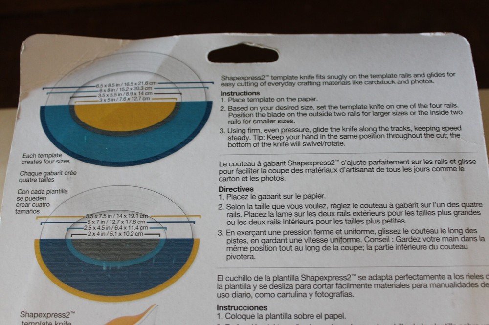 Fiskars Shapexpress2 Starter Set Ovals L#496