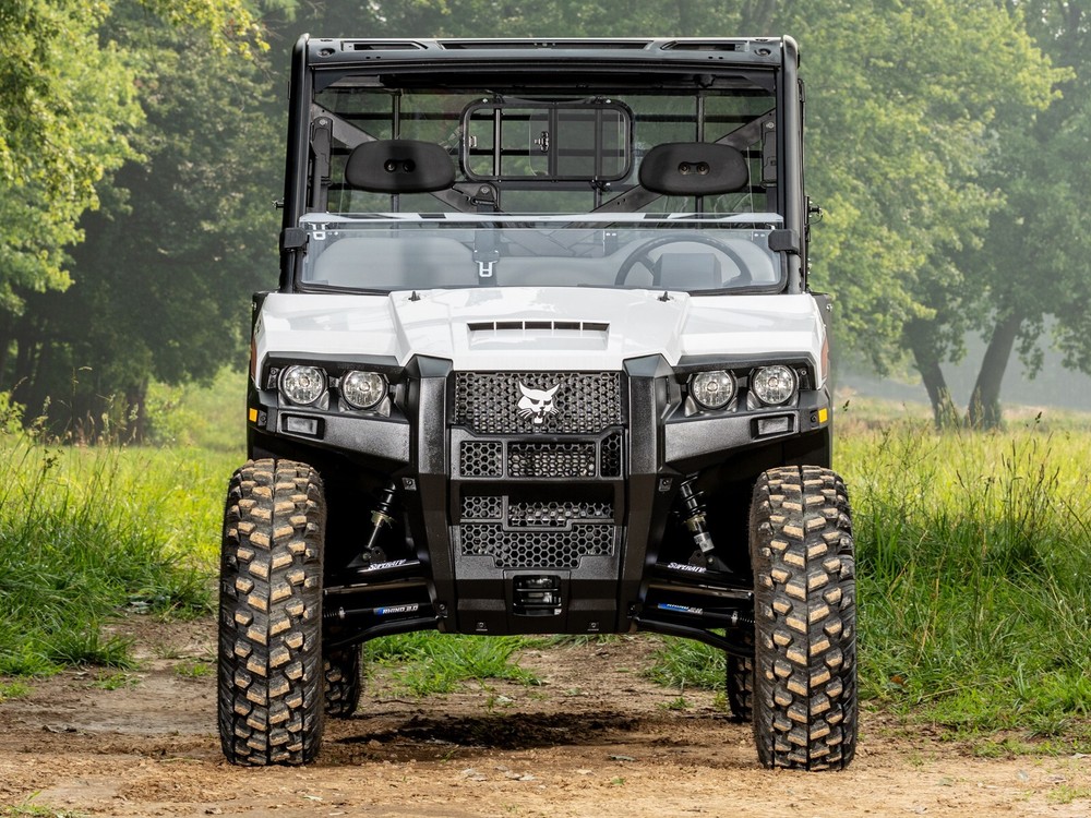 SuperATV Clear Scratch Resistant Half Windshield for Bobcat UV34 - 2019+