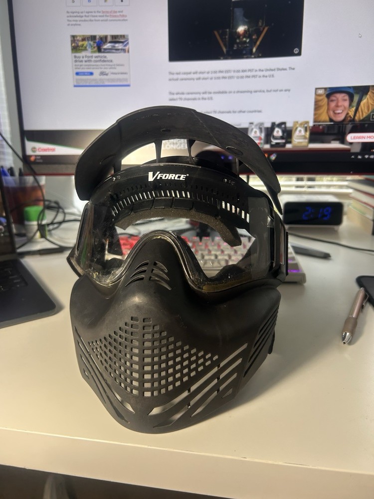 VFORCE Profiler Paintball Mask Black