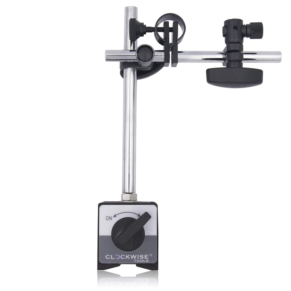 MGBR-02 Magnetic Base Stand for Digital Dial Indicator Gauge 176Lbs Max Pull