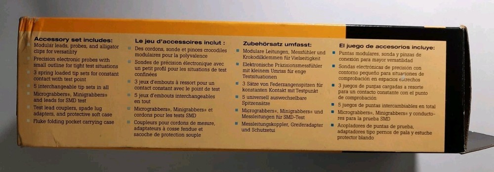 Fluke TLK287 Electronics Master Test Lead / Probe Set New Open Box