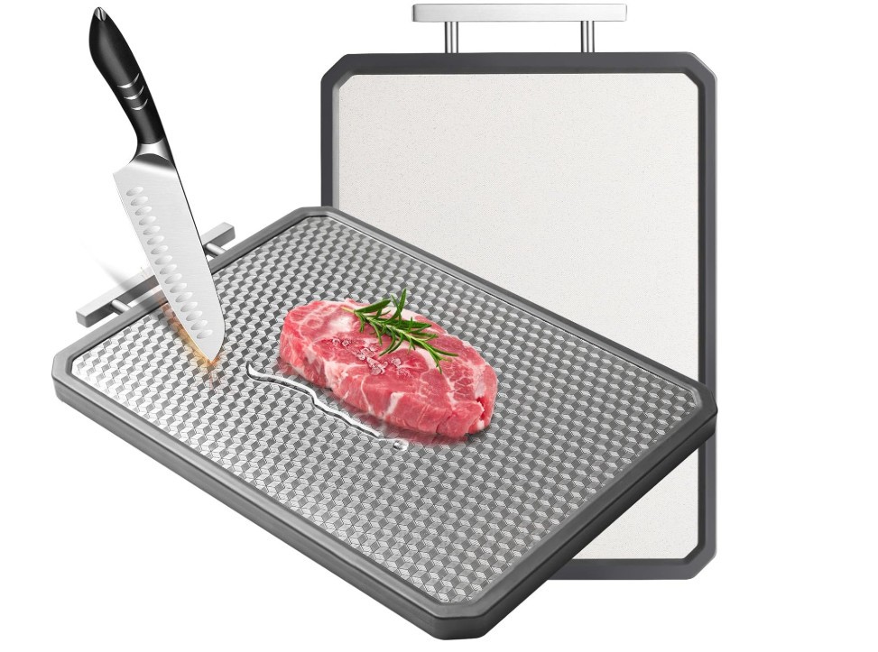 Titanium Cutting Board Double-Sided Titanium Cutting Boards for Kitchen Camping