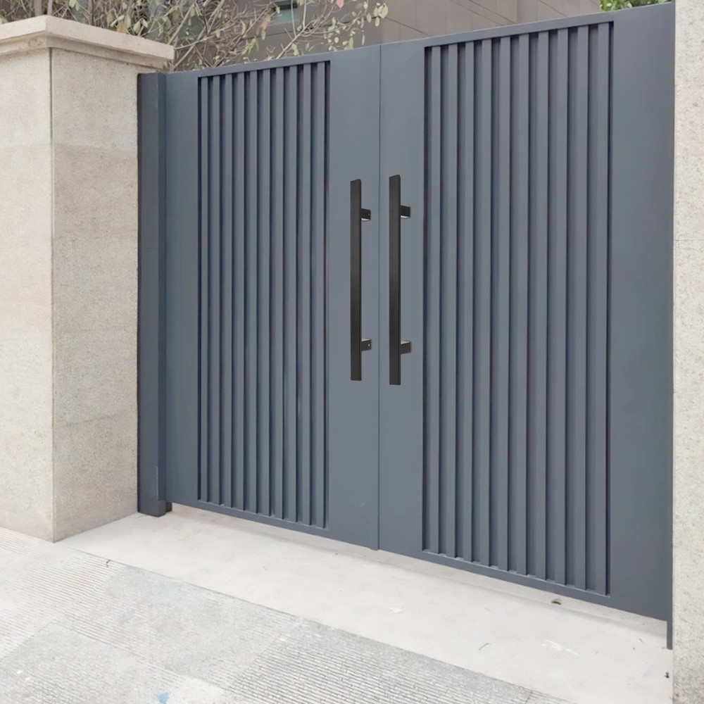 Stainless Steel Double Sided Push Pull Door Handle, H-shaped Door Pull Handle