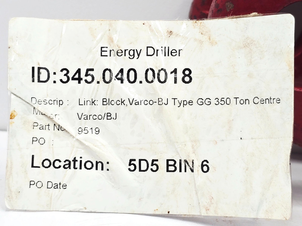 9519 LINK BLOCK FOR ELEVATOR NATIONAL OILWELL VARCO