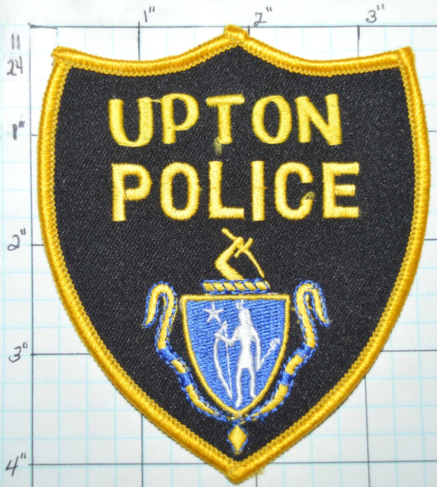 MASSACHUSETTS, UPTON POLICE DEPT VINTAGE PATCH