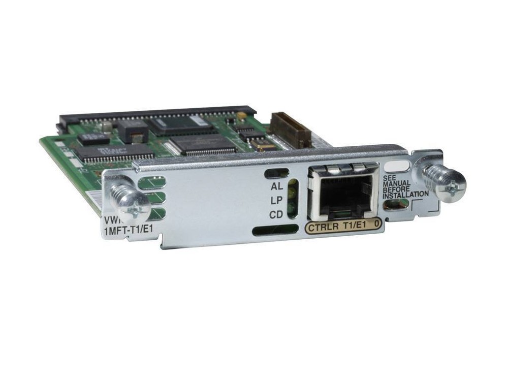 Genuine Cisco VWIC2-1MFT-T1/E1 Multiflex Trunk Voice WAN Interface Module Card