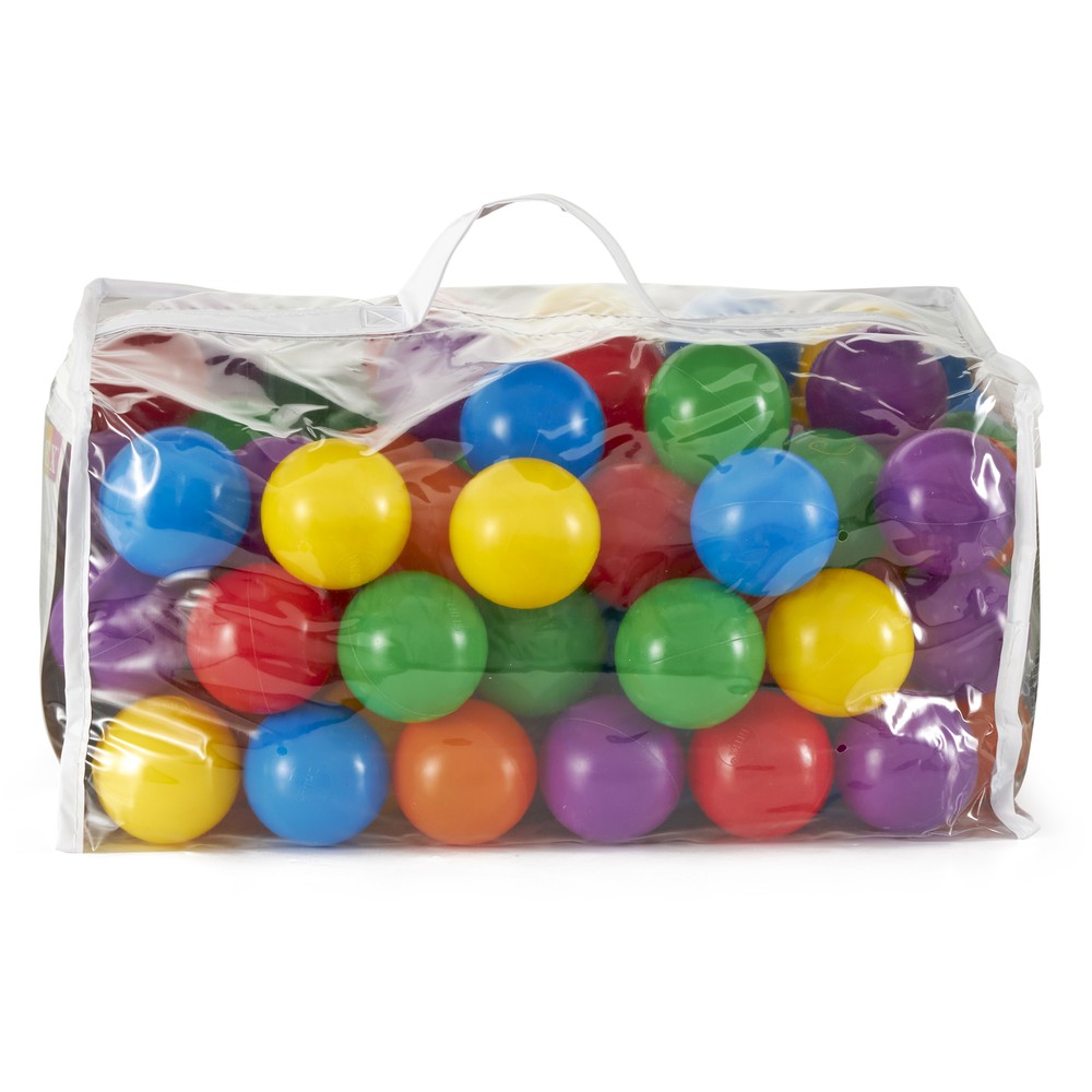 100 Pack Intex Small Plastic Multi-Colored Fun Ballz For A Ball Pit (2 Pack)