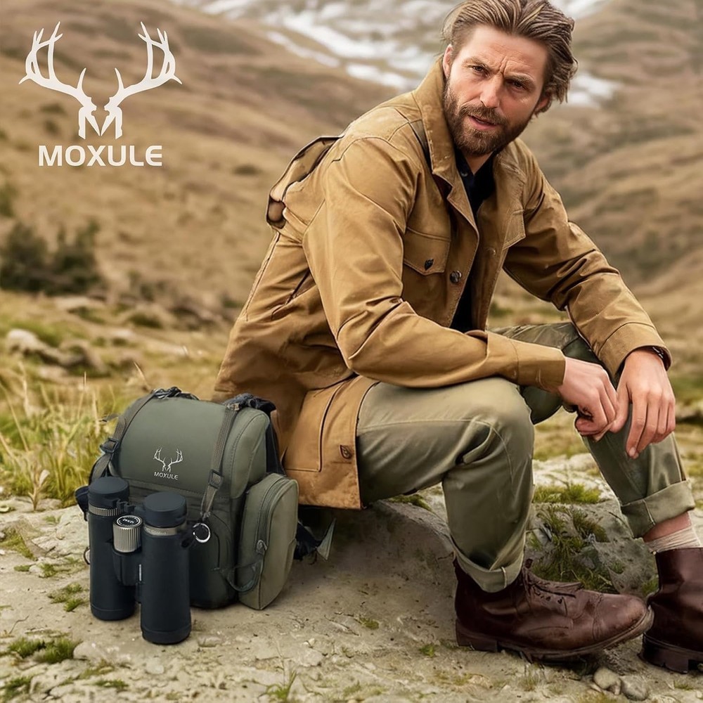 Binocular Harness Chest Pack: Bino Case with Rangefinder Pocket, Multi Pockets