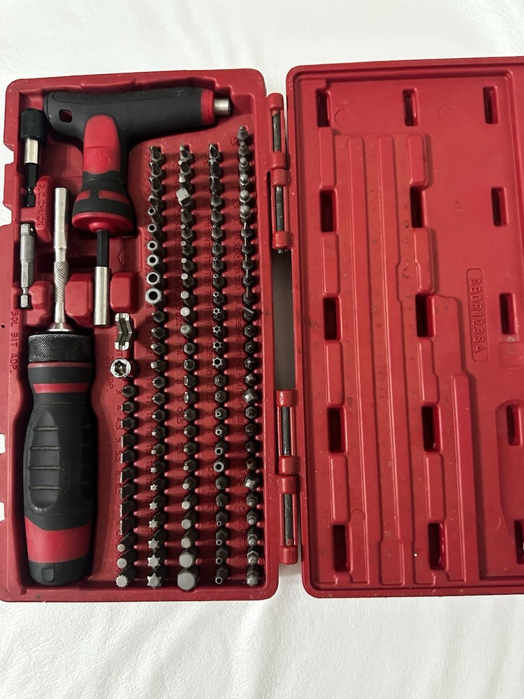 Mac Tools SBDR123SA Magnetic Ratcheting Bit Driver Set 123 PCS