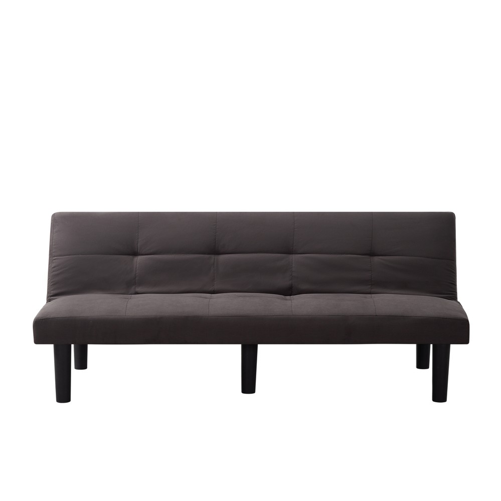 69.7 in Futon Sofa Bed Converted Sleeper Upholstered Adjustable Loveseat Couch