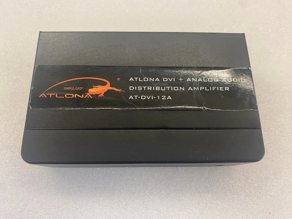 Atlona AT-DVI-12A 1 In 2 Professional DVI Distribution Amplifier Stereo Audio