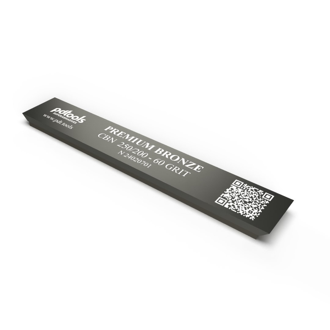 PDT CBN Sharpening Stone 1x6" Premium Bronze Metal Bond for Knife Sharpener