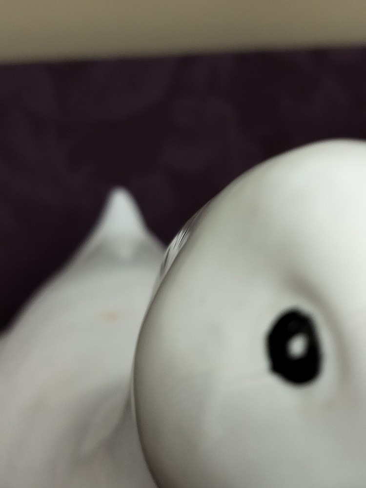 Ceramic White Goose Signed Made In Italy