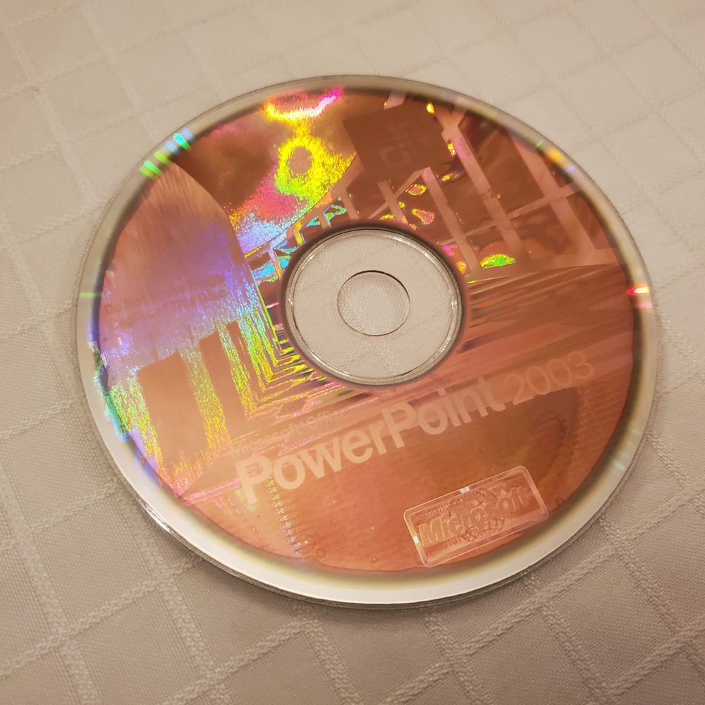Microsoft Office PowerPoint 2003 w Product KEY Code Power Point Disk Slides Work