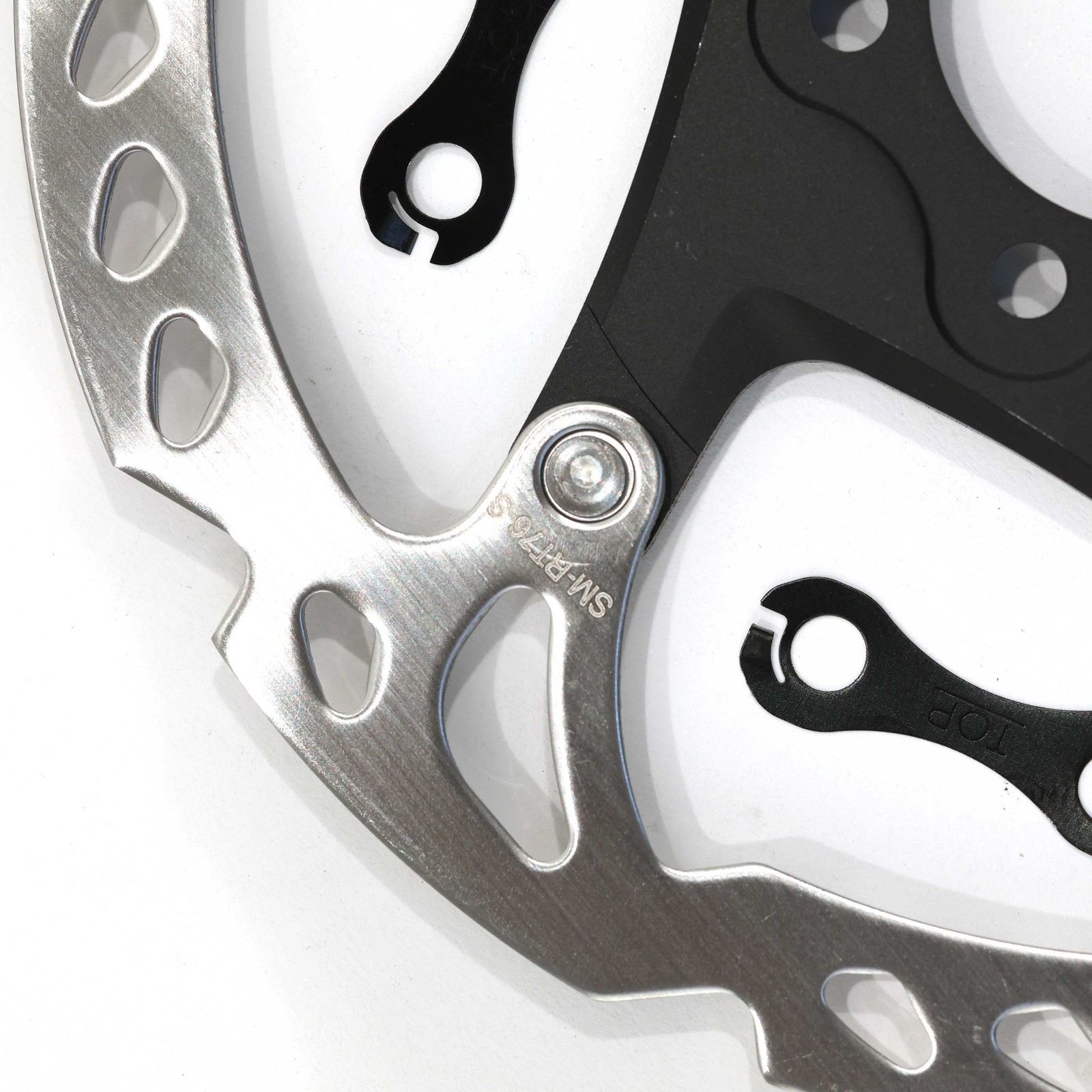 Shimano DEORE XT SM-RT76 Disc Rotor - 160mm, 6-Bolt, 2-Piece,Metal and Resin