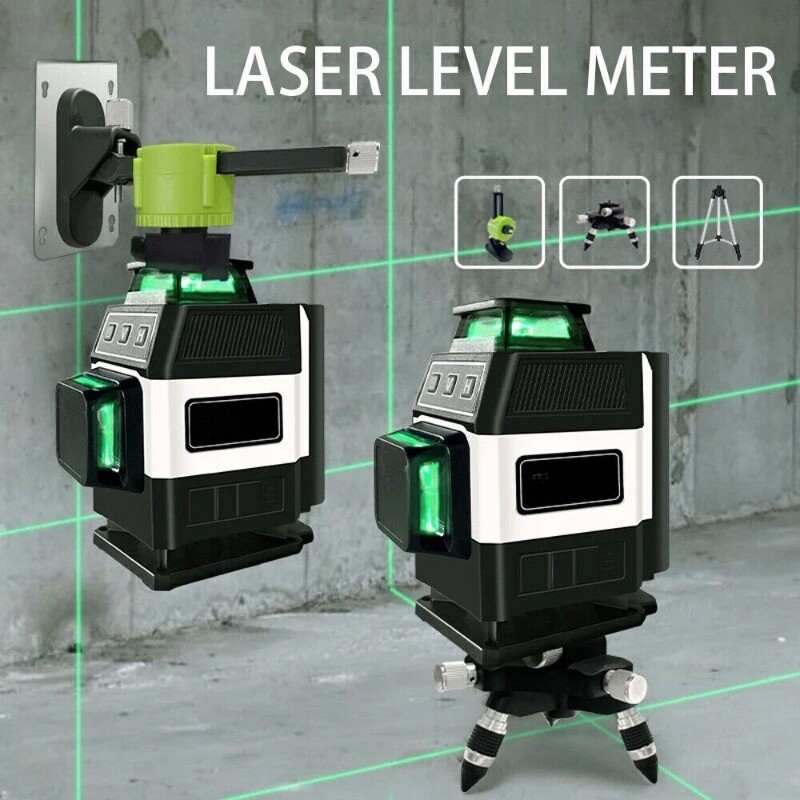 Mini Laser Level 16Lines 4D Level Self-Leveling 360° Horizontal and Vertical