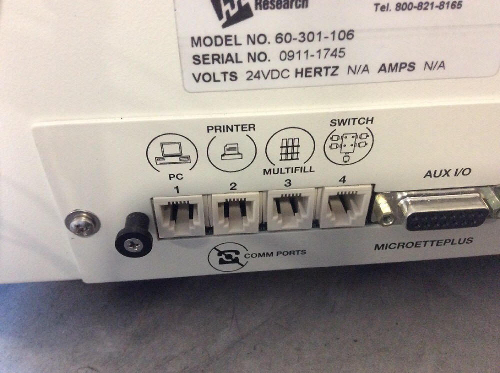 Hanson Research Microette Plus 60-301-106 6 autosampler unit