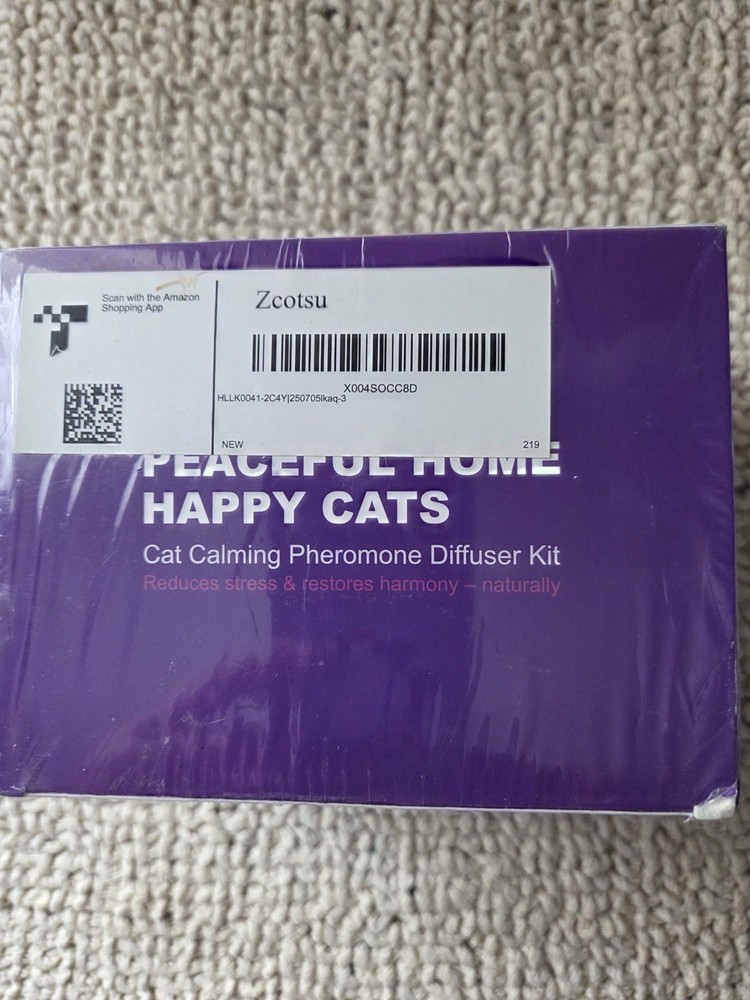 Zcotsu Cat Calming Diffuser Refill Kit- 35 Days Pheromone Formula