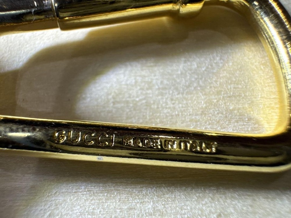 Rare GUCCI bamboo keychain retro