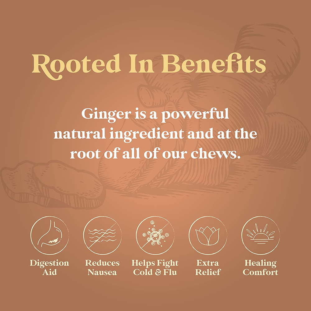 Peanut Butter Ginger Chews Candy, 1-Pound Bag