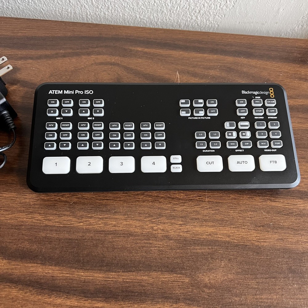 Blackmagic Design ATEM Mini Pro ISO Live Stream HDMI Video Switcher