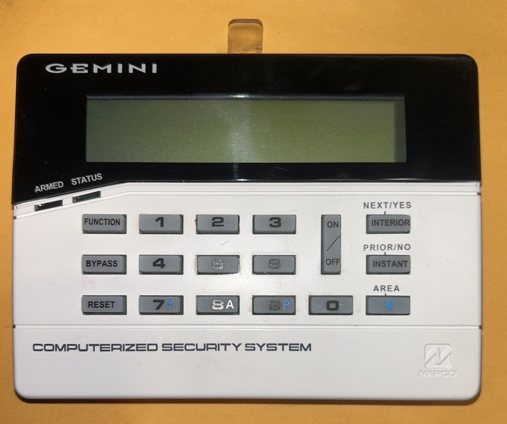 Napco Gemini Alphanumeric Keypad (GEM-RP1CAE2)